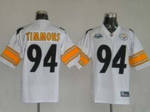 nfl pittsburgh steelers #94 timmons white(09 superbowl)