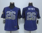 Women Nike Minnesota Vikings #26 Waynes Purple Jerseys(Drift Fashion)