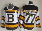 NHL Boston Bruins #77 Ray Bourque white jerseys[m&n 75th]