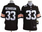 Nike nfl cleveland browns #33 richardson brown Game Jerseys