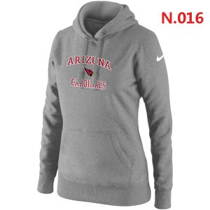 Women Arizona Cardinals Logo Pullover Hoodie-4