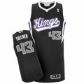 Mens Adidas Sacramento Kings #43 Anthony Tolliver Authentic Black Alternate NBA Jersey