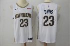 Pelicans #23 Anthony Davis White Nike Swingman Jersey