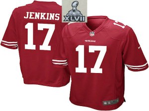 2013 Super Bowl XLVII NEW San Francisco 49ers A.J. Jenkins Game Red (NEW)