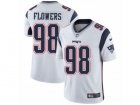 Mens Nike New England Patriots #98 Trey Flowers Vapor Untouchable Limited White NFL Jersey