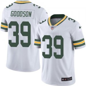 Nike Green Bay Packers #39 Demetri Goodson White Mens Stitched NFL Limited Rush Jersey