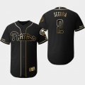 Phillies #2 Jean Segura Black Gold Flexbase Jersey
