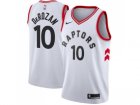 Nike Toronto Raptors #10 DeMar DeRozan White Association Edition NBA Swingman Jersey