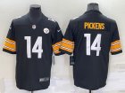 Nike Steelers #14 George Pickens Black 2022 NFL Draft Vapor Limited Jersey