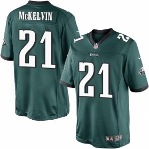 Mens Nike Philadelphia Eagles #21 Leodis McKelvin Limited Midnight Green Team Color NFL Jersey