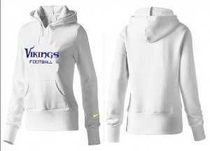 Women Minnesota Vikings Logo Pullover Hoodie-107