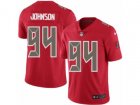 Nike Tampa Bay Buccaneers #94 George Johnson Limited Red Rush NFL Jersey