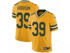 Mens Nike Green Bay Packers #39 Demetri Goodson Limited Gold Rush NFL Jersey