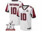 Mens Nike Atlanta Falcons #10 Steve Bartkowski Elite White Super Bowl LI 51 NFL Jersey