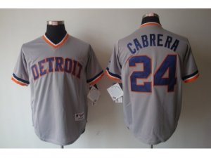 mlb jerseys detroit tigers #24 cabrera grey[2012]