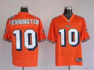 nfl miami dolphins #10 pennington orange