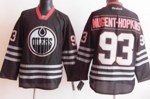 nhl Edmonton Oilers #93 Ryan Nugent-Hopkins Black