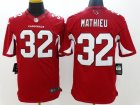 Nike Arizona Cardinals #32 Tyrann Mathieu red jerseys(Limited)