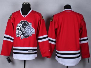 NHL chicago blackhawks blank Stitched red jerseys[2014 new]