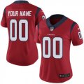 Womens Nike Houston Texans Customized Limited Red Alternate Vapor Untouchable NFL Jersey