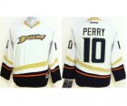 Youth nhl jerseys anaheim ducks #10 perry white