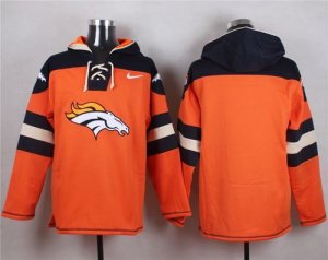 Nike Denver Broncos Blank Orange Player Pullover Hoodie