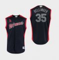 National League #35 Cody Bellinger Navy Youth 2019 MLB All-Star Game Workout Player Jersey