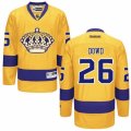 Mens Reebok Los Angeles Kings #26 Nic Dowd Authentic Gold Alternate NHL Jersey