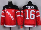 Youth nhl team canada #16 toews red jerseys[100 th]