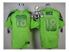 2015 Super Bowl XLIX Nike jerseys seattle seahawks #18 sidney rice green[Elite]