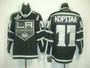 nhl jerseys los angeles kings #11 kopitar full black[2012 stanley cup champions