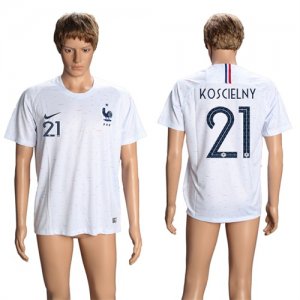 France 21 KOSCIELNY Away 2018 FIFA World Cup Thailand Soccer Jersey