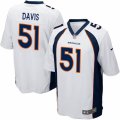 Mens Nike Denver Broncos #51 Todd Davis Game White NFL Jersey