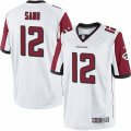 Mens Nike Atlanta Falcons #12 Mohamed Sanu Limited White NFL Jersey