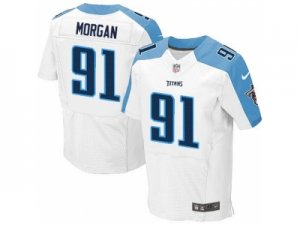 Nike Tennessee Titans #91 Derrick Morgan white Jerseys(Elite)
