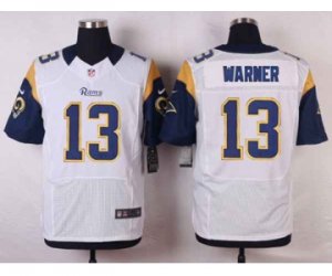 Nike NFL st. louis rams #13 warner white jerseys[Elite]