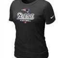 Women New England Patriots Black T-Shirt