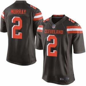 Mens Nike Cleveland Browns #2 Patrick Murray Game Brown Team Color NFL Jersey