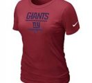 Women New York Giants Red T-Shirt