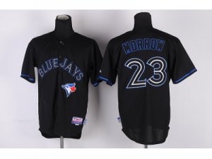 mlb jerseys toronto blue jays #23 morrow black[2012 new]