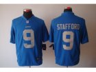 Nike NFL Detroit Lions #9 Matthew Stafford blue Jerseys(Limited)