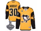 Mens Reebok Pittsburgh Penguins #30 Matt Murray Authentic Gold 2017 Stadium Series 2017 Stanley Cup Final NHL Jersey