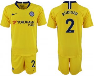 2018-19 Chelsea 2 RUDIGER Away Soccer Jersey