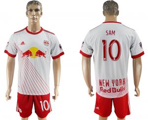 2017-18 Red Bulls 10 SAM Home Soccer Jersey