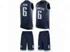 Nike Tennessee Titans #6 Brett Kern Limited Navy Blue Tank Top Suit NFL Jersey
