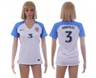 Womens USA #3 Gonzalez Home Soccer Country Jersey