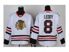 nhl jerseys chicago blackhawks #8 leddy white