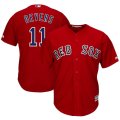 Red Sox #11 Rafael Devers Red Cool Base Jersey