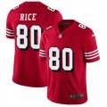 Nike 49ers #80 Jerry Rice Red 2018 Vapor Untouchable Limited Jersey