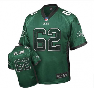 Nike New York Jets #62 Leonard Williams Green Team Color Men NFL Elite Drift Fashion Jersey